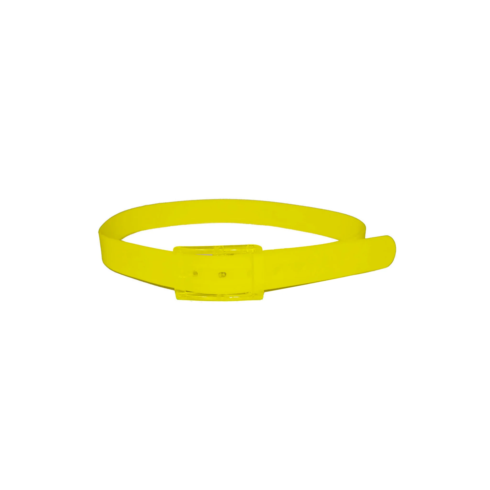 Neon gele disco riem
