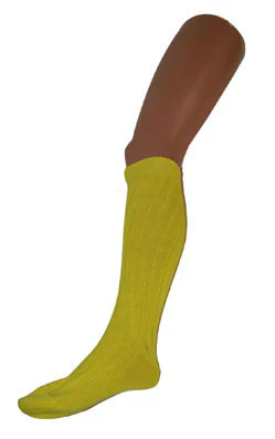 Neon gele kniekousen 60cm - Image 2