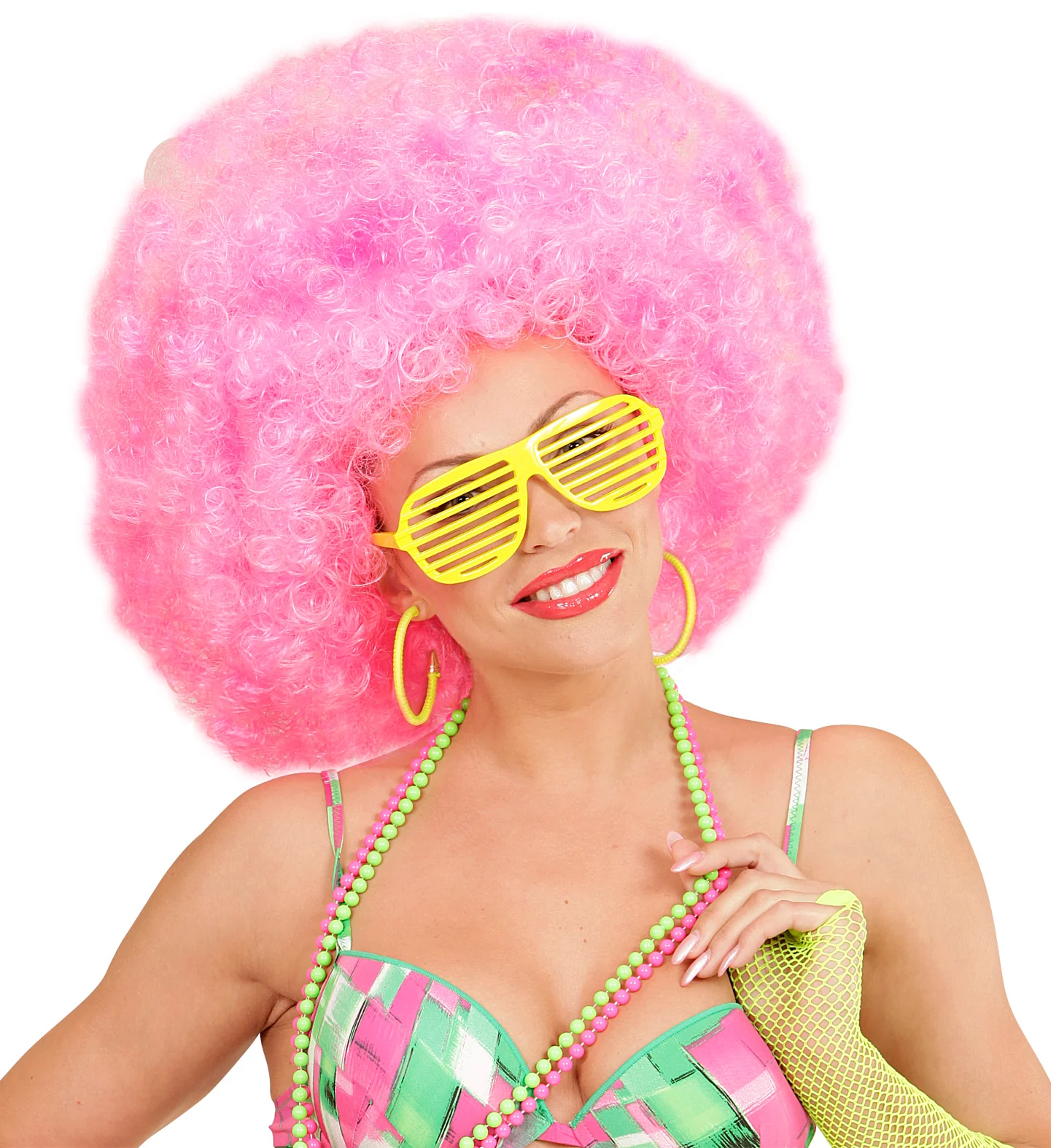 Neon gele oorringen - Image 4
