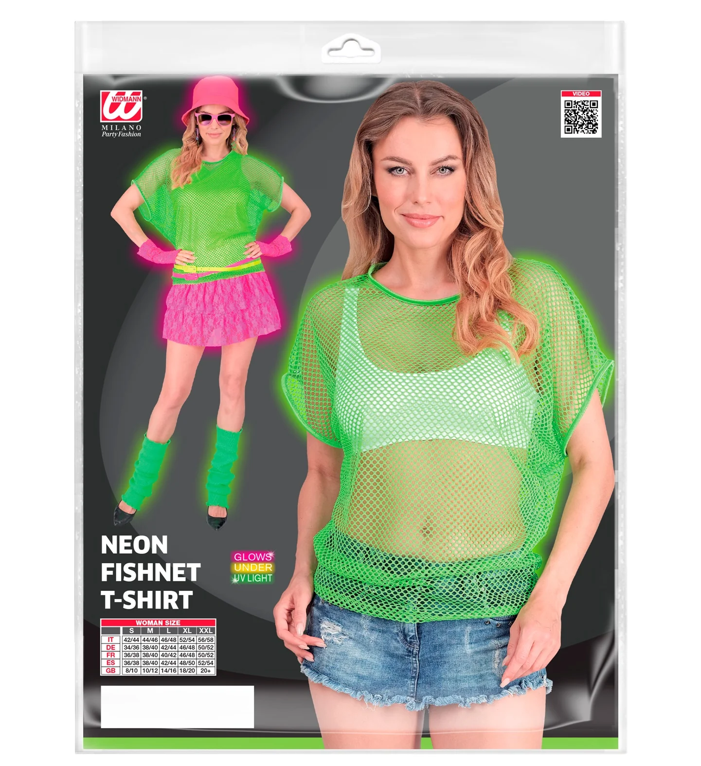 Net t-shirt neon groen - Image 4