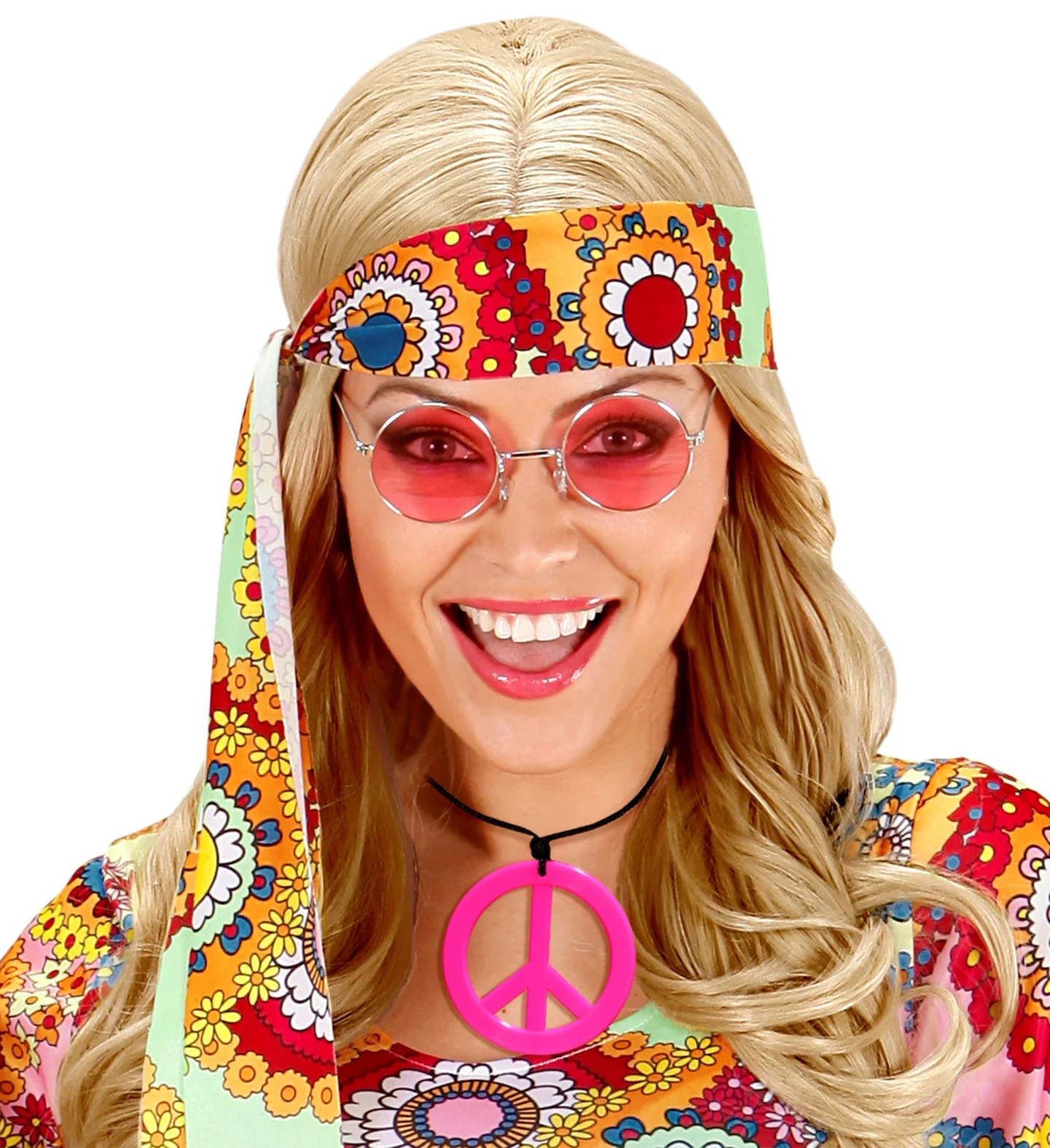 Neon Hippie Ketting Rosa Roze - Image 4