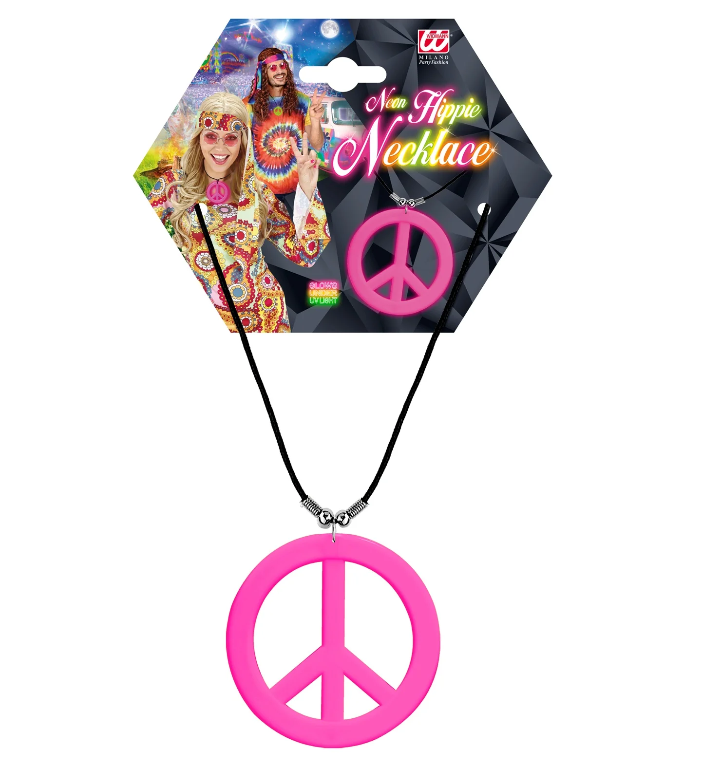 Neon Hippie Ketting Rosa Roze - Image 5