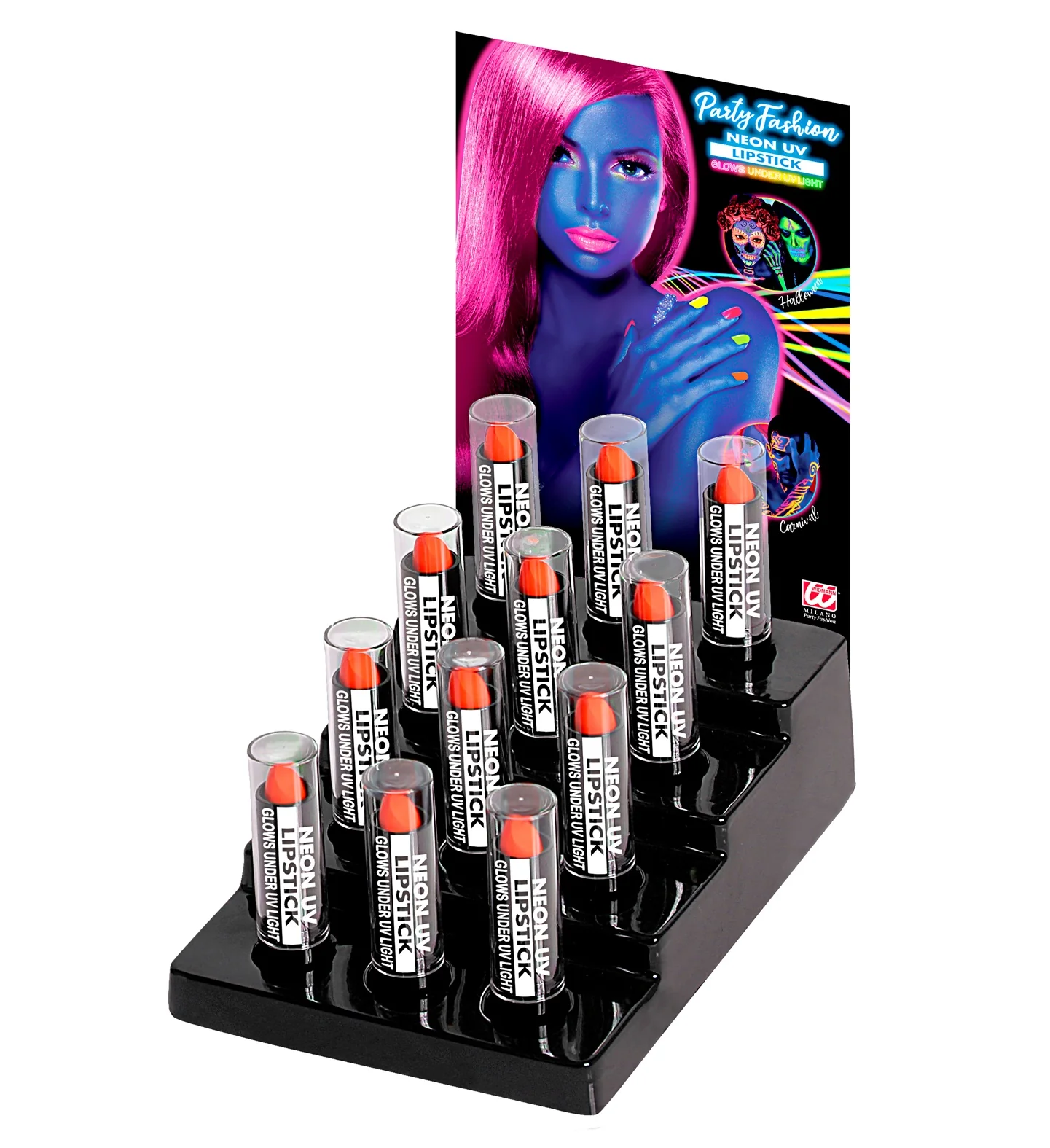 Neon oranje lippenstift 6ml - Image 6