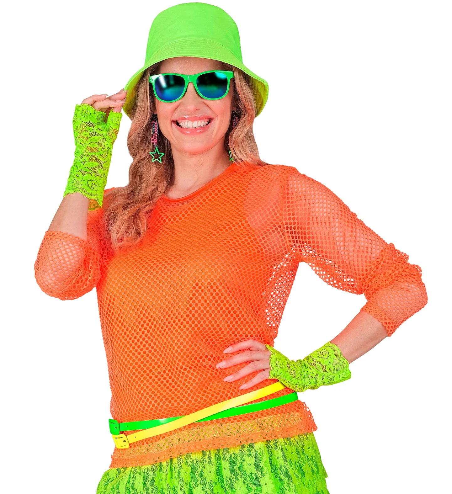 Tanktop neon oranje - Image 3