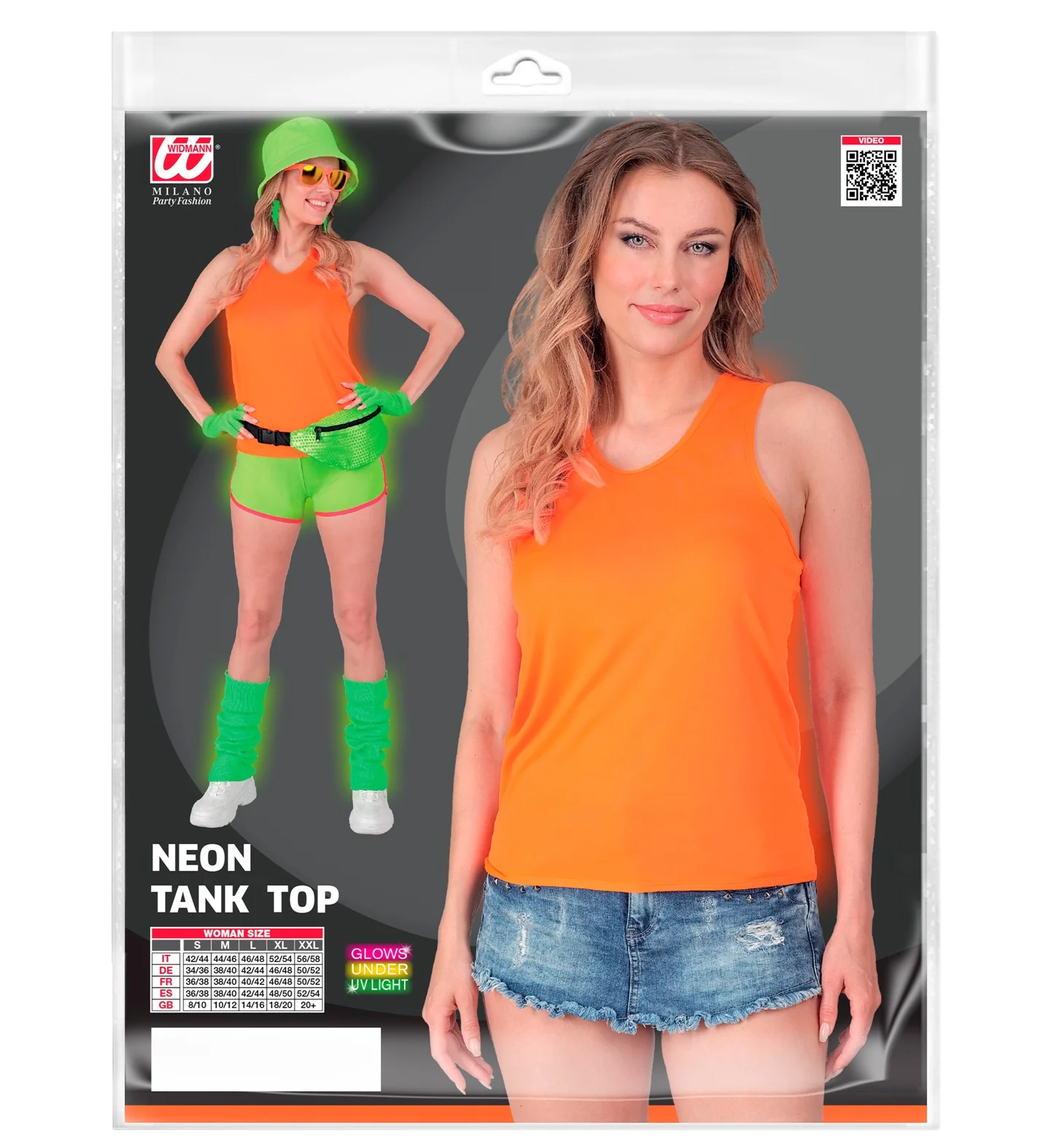 Tanktop neon oranje - Image 6