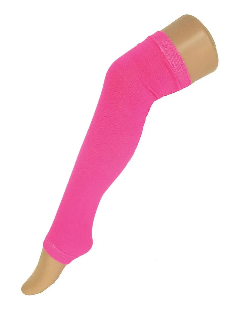 Neon roze beenwarmers 60cm