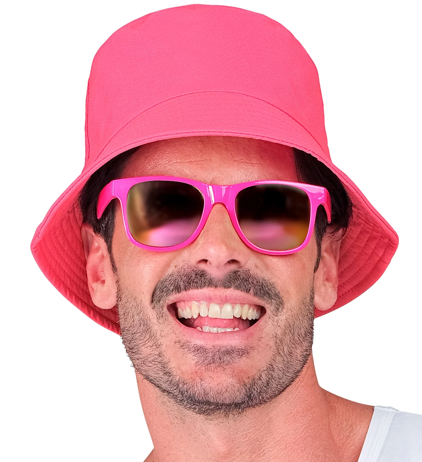 Vissershoedje neon roze - Image 2
