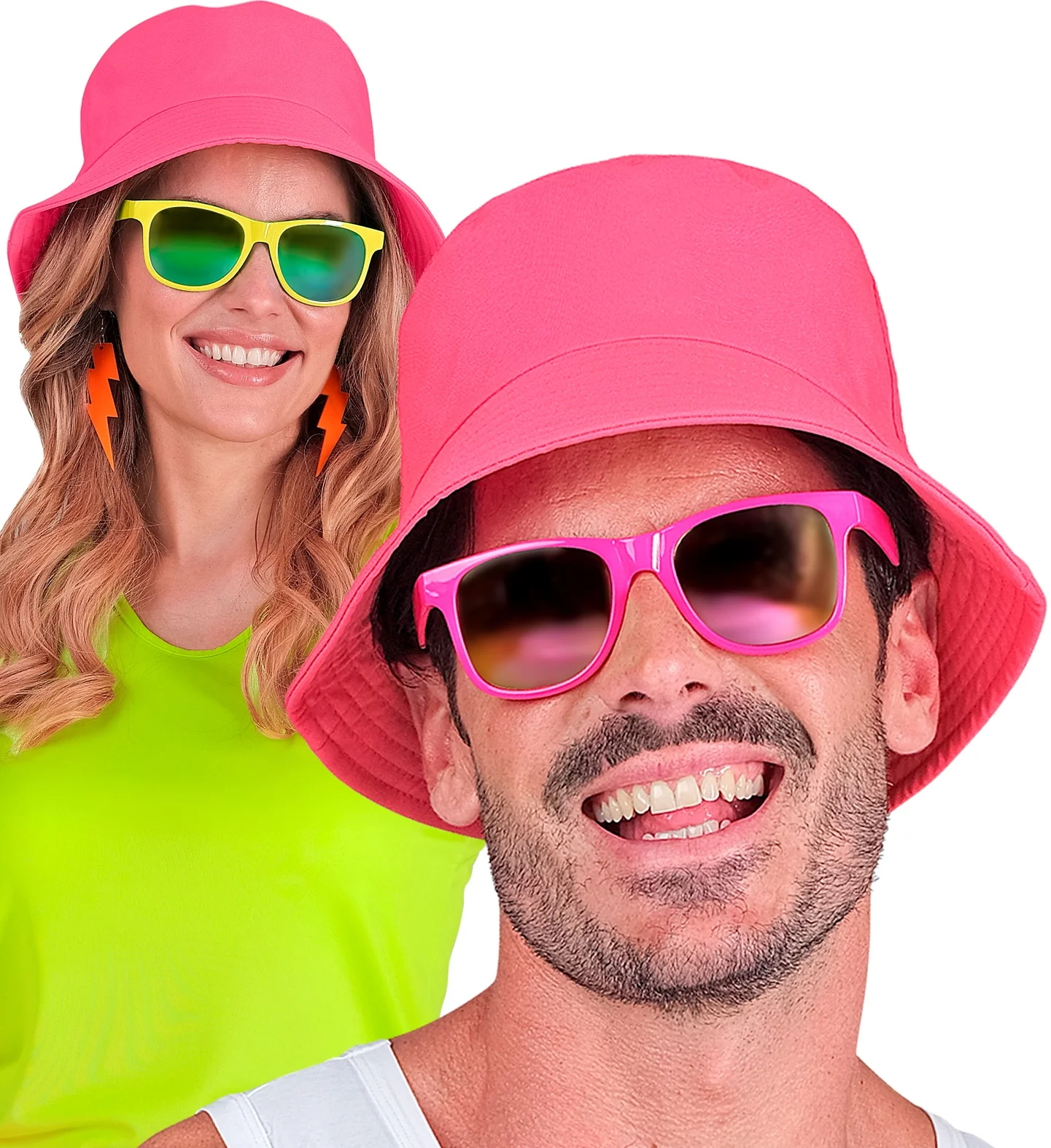 Vissershoedje neon roze - Image 3