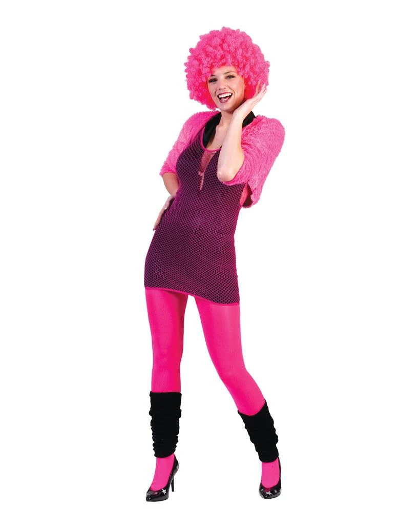 Neon roze net jurk voor party's
