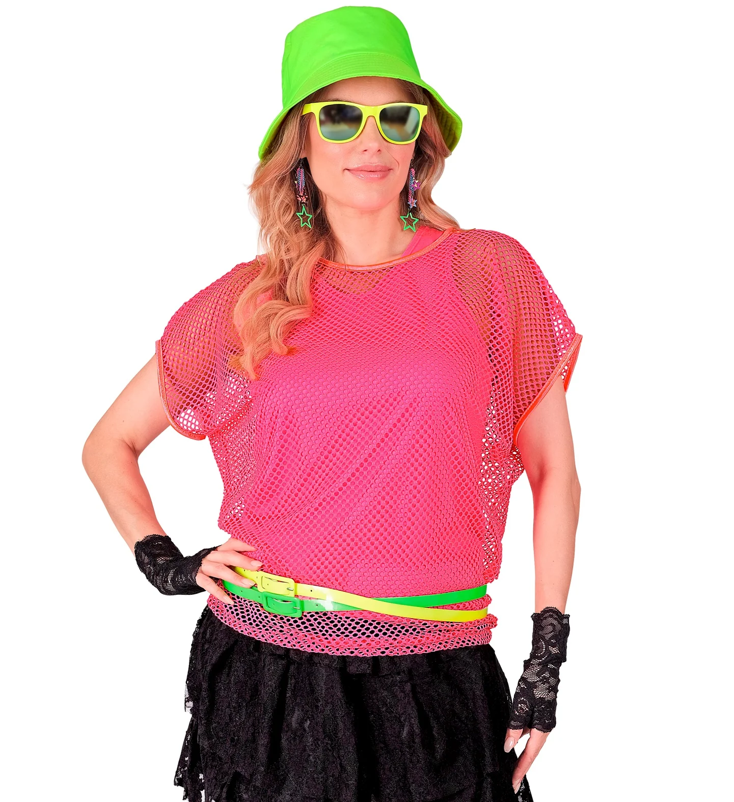 Tanktop neon roze - Image 3