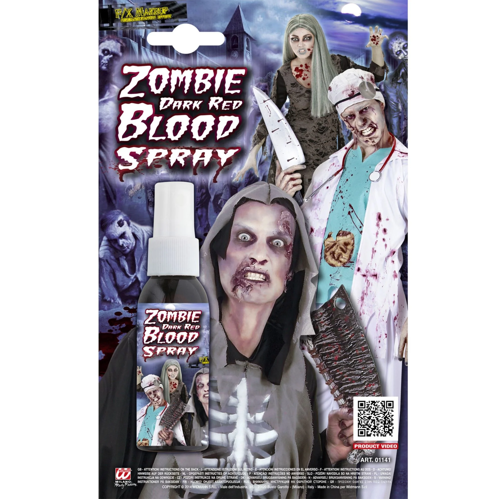 Nep bloed spray zombie rood - Image 5