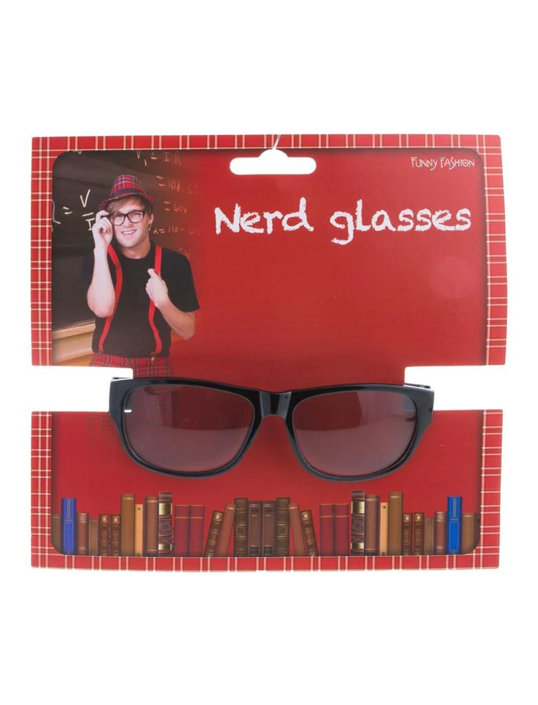 Nerd bril met grote glazen - Image 4
