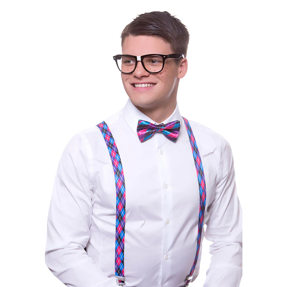 Nerd verkleed Anne set 3-dlg - Image 2
