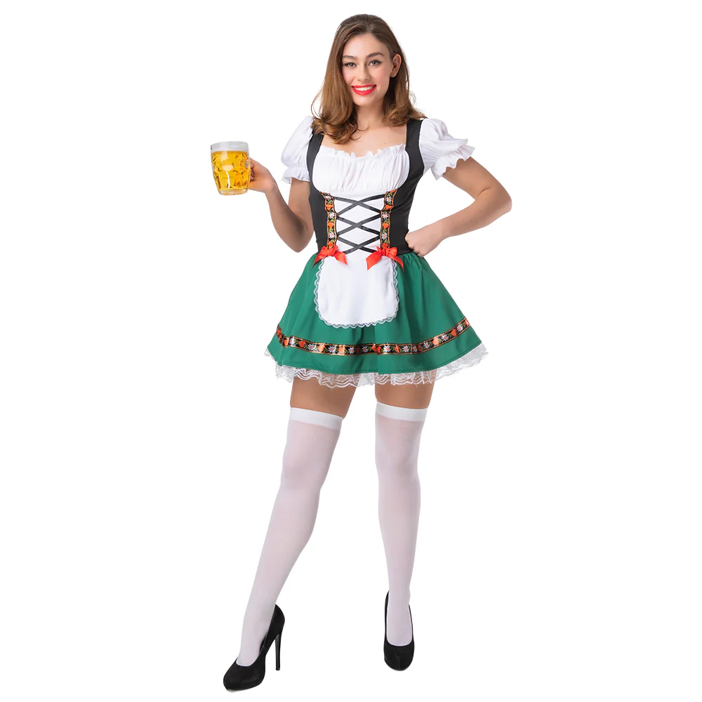 Tiroler jurkje groen Dirndl