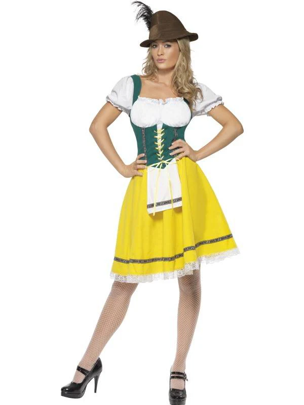Oktoberfest kostuum Helga geel