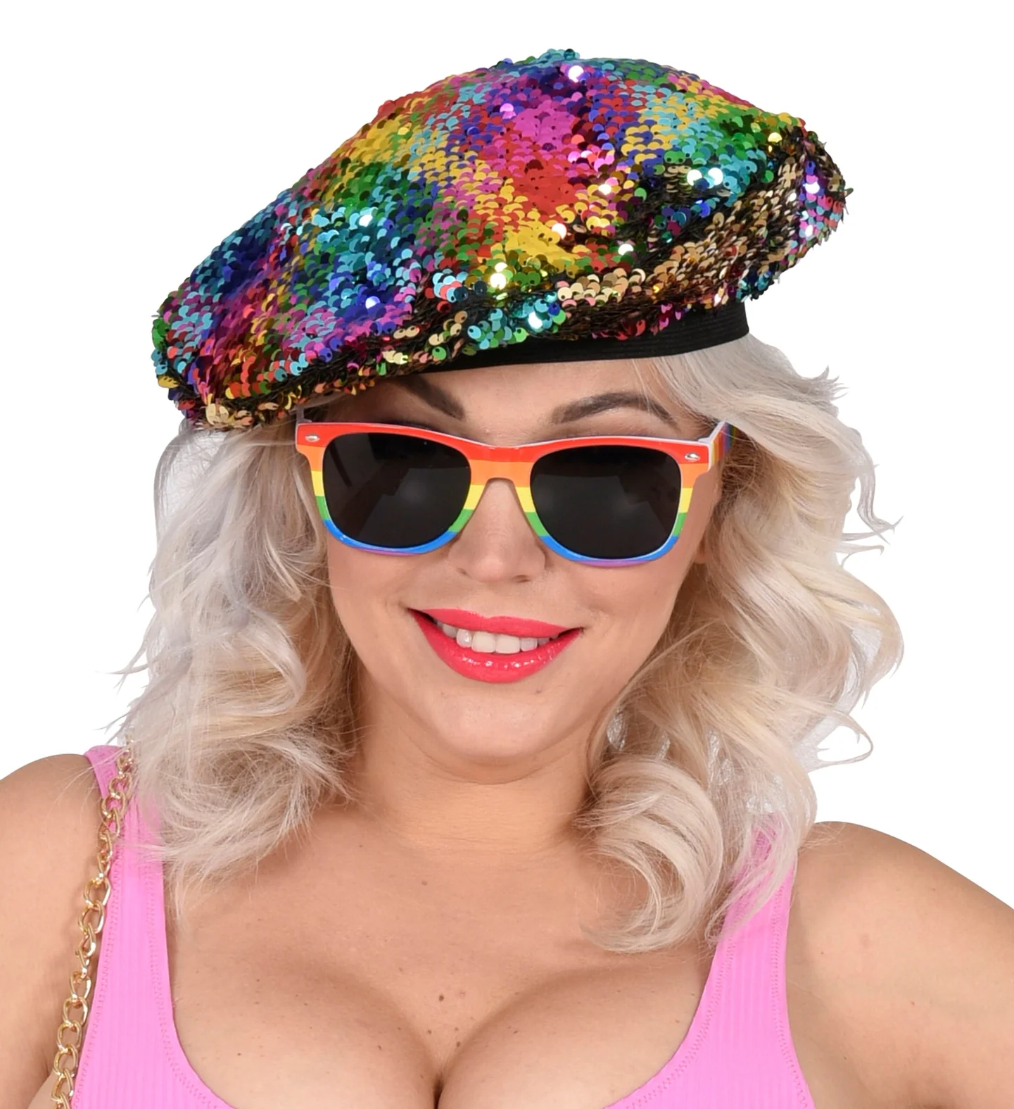 Disco hippie pet pailletten - Image 3