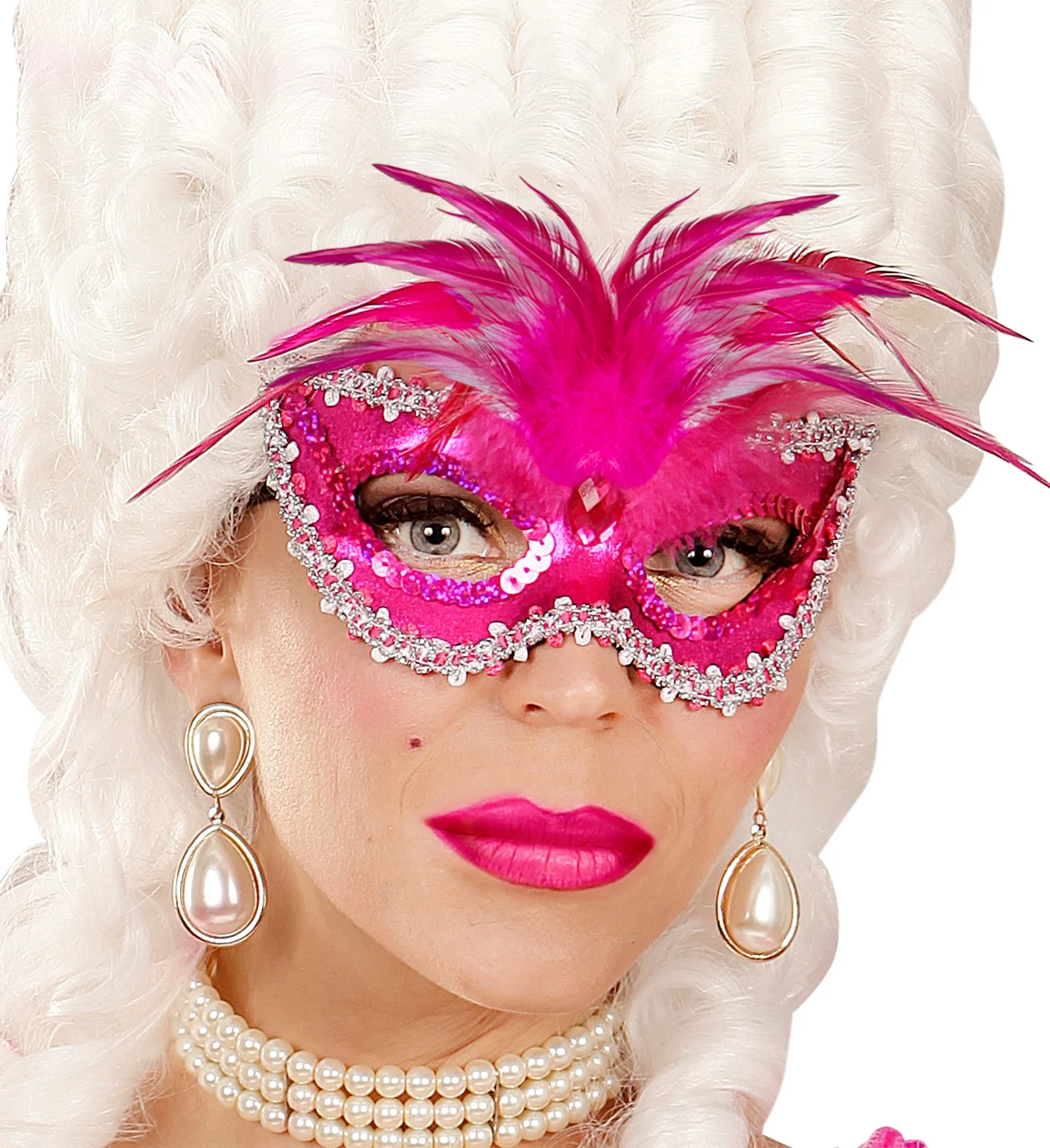Oogmasker Barones Metalic Rose - Image 3