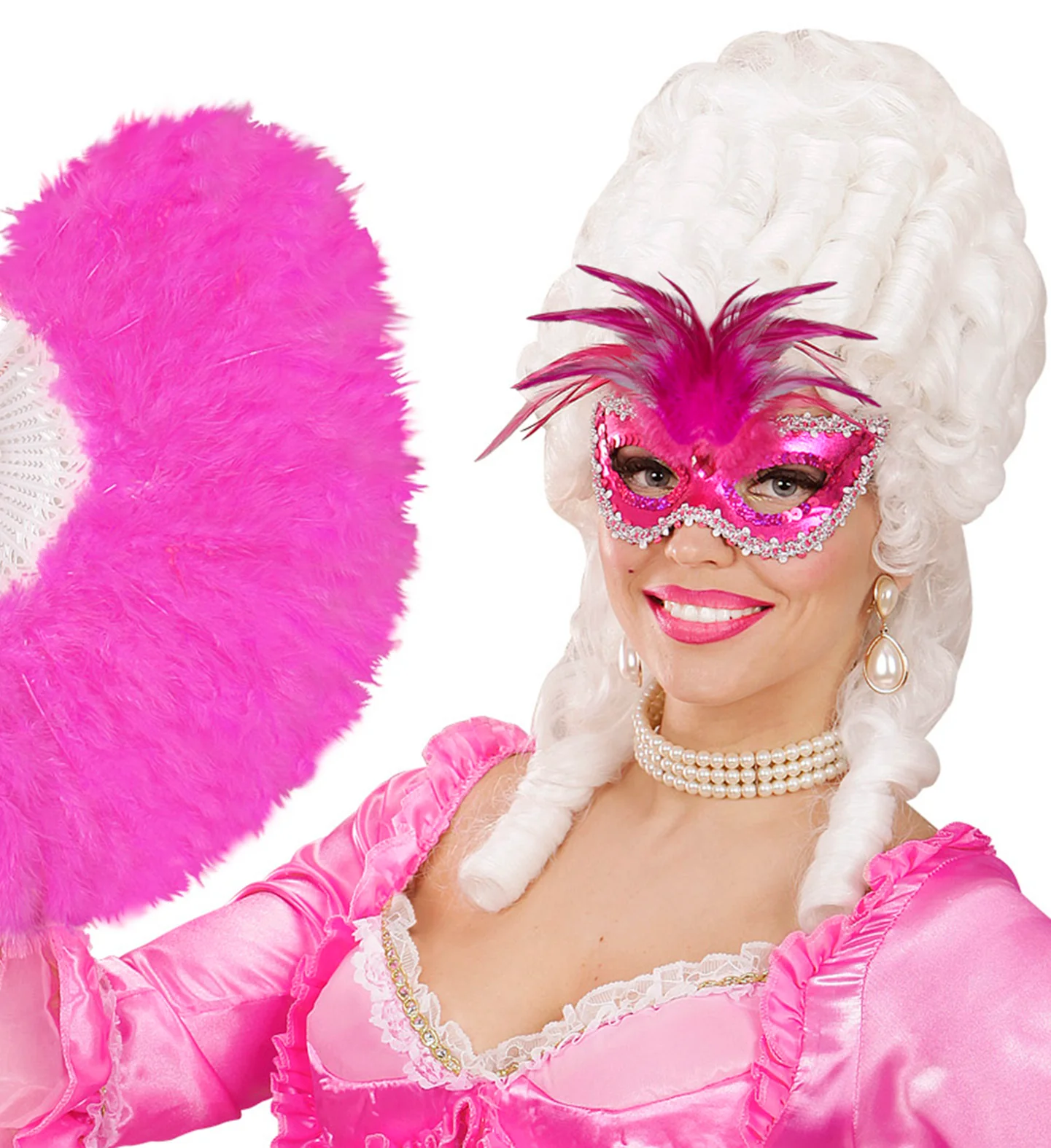 Oogmasker Barones Metalic Rose - Image 4