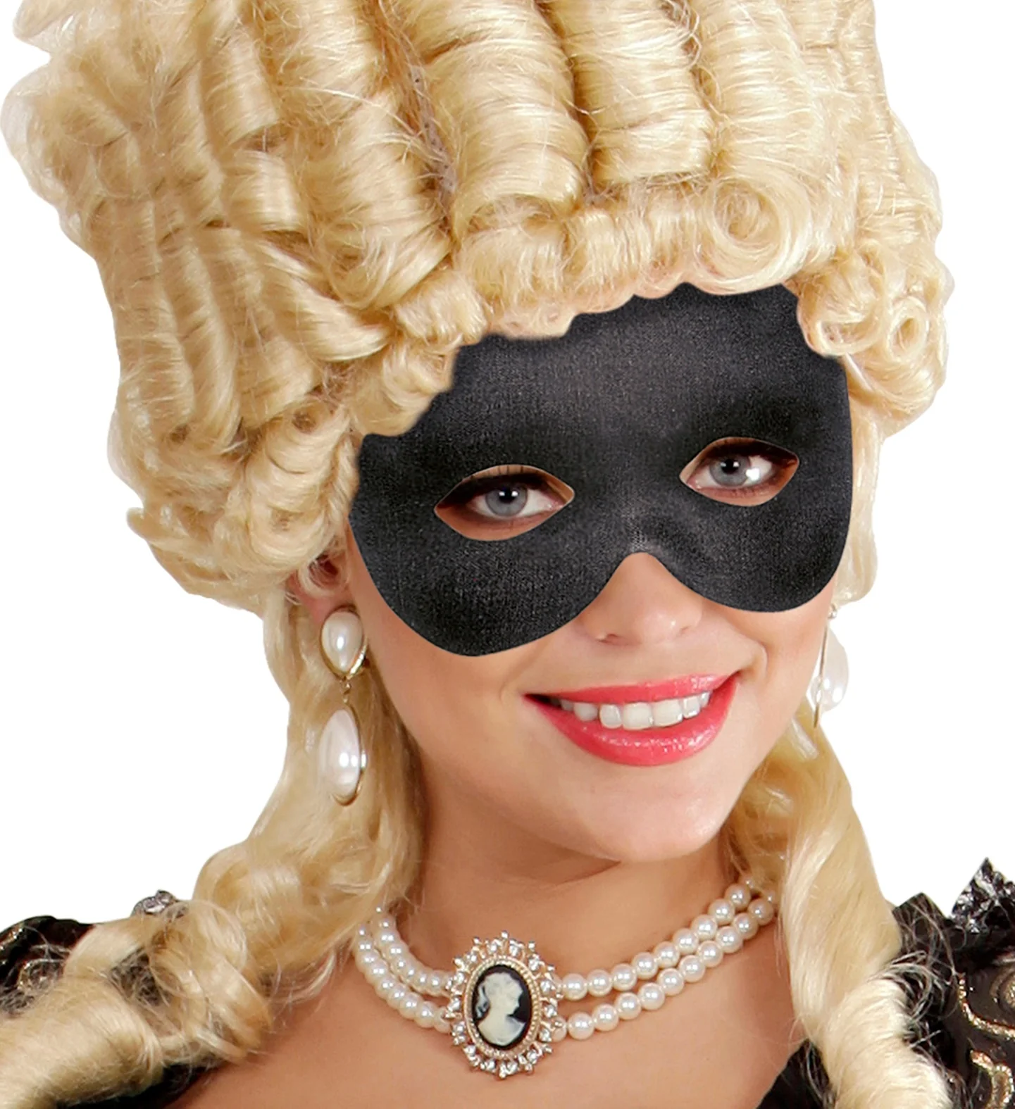 Oogmasker Fantoom Zwart - Image 3