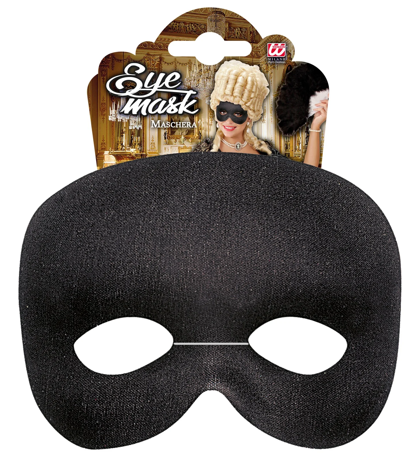 Oogmasker Fantoom Zwart - Image 4