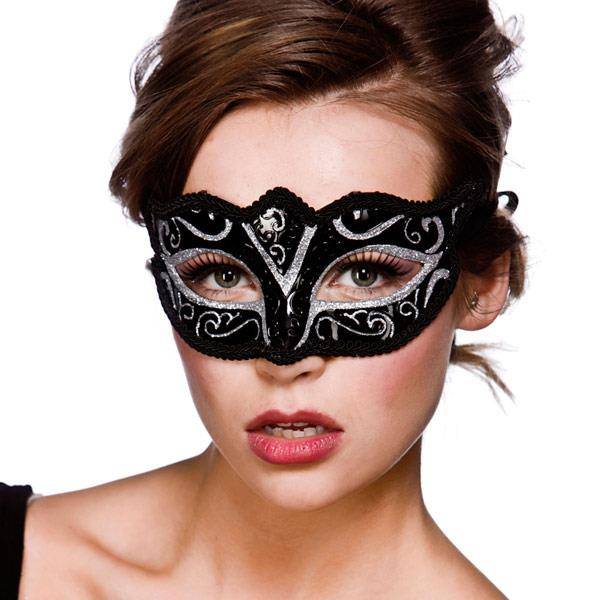 Oogmasker Florence zwart