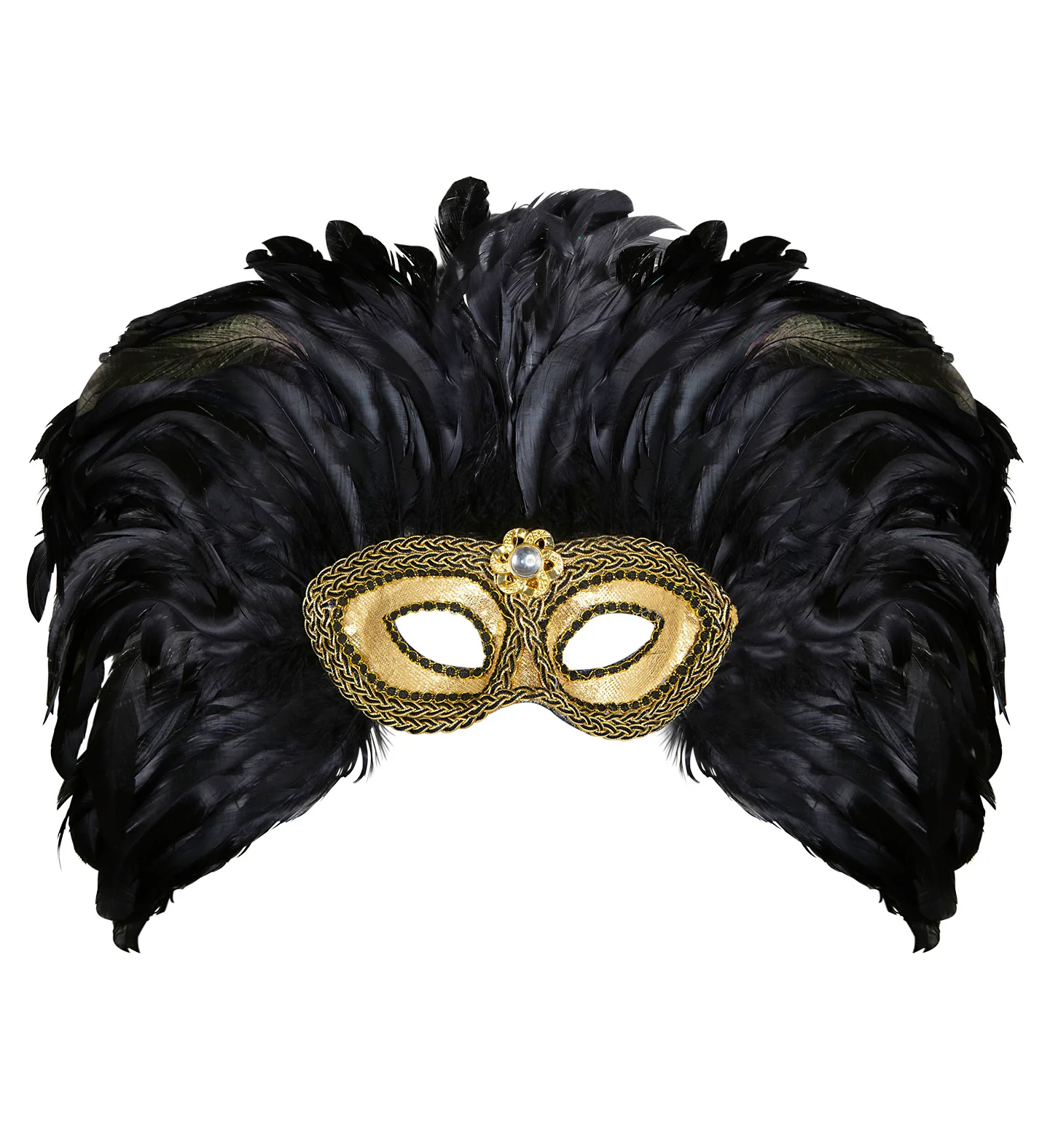 Venetiaans verenmasker zwart