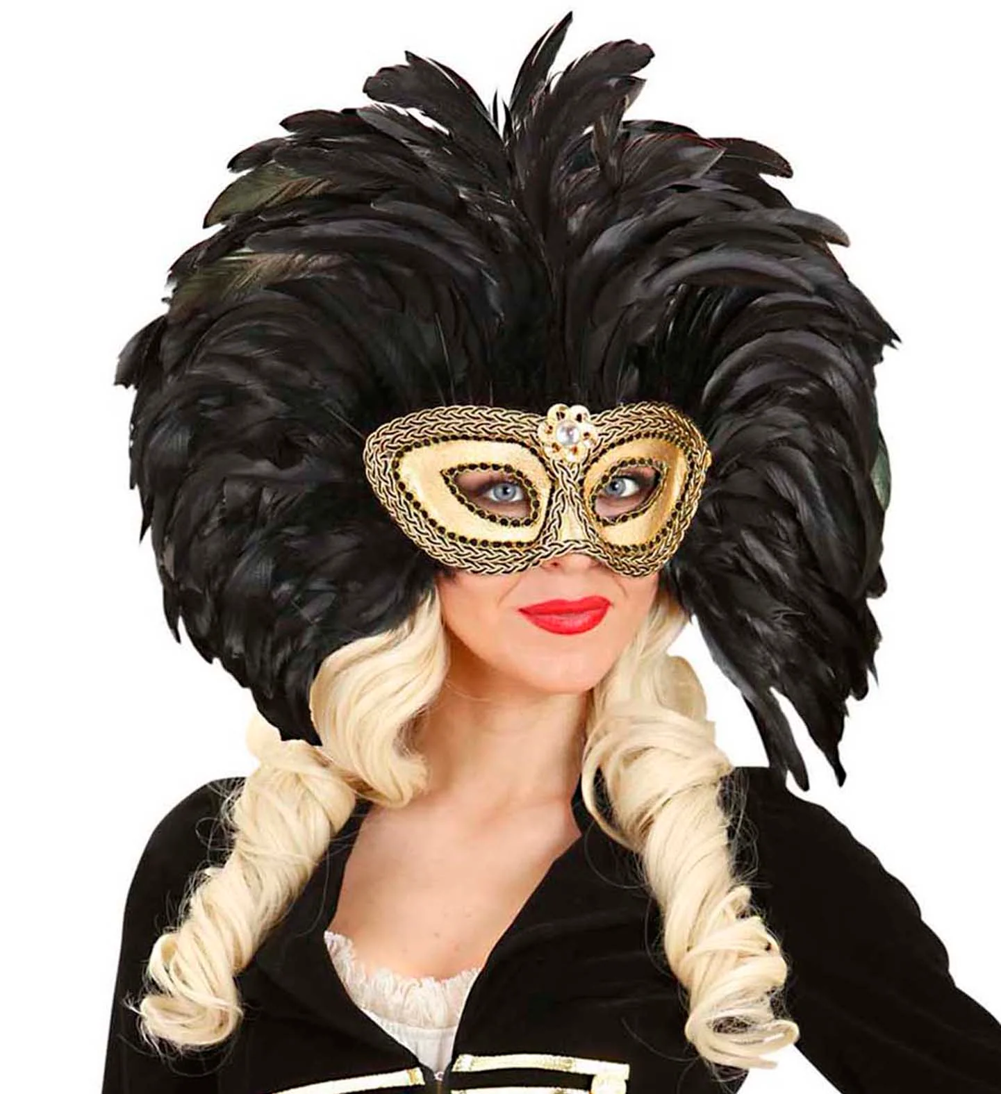 Venetiaans verenmasker zwart - Image 3