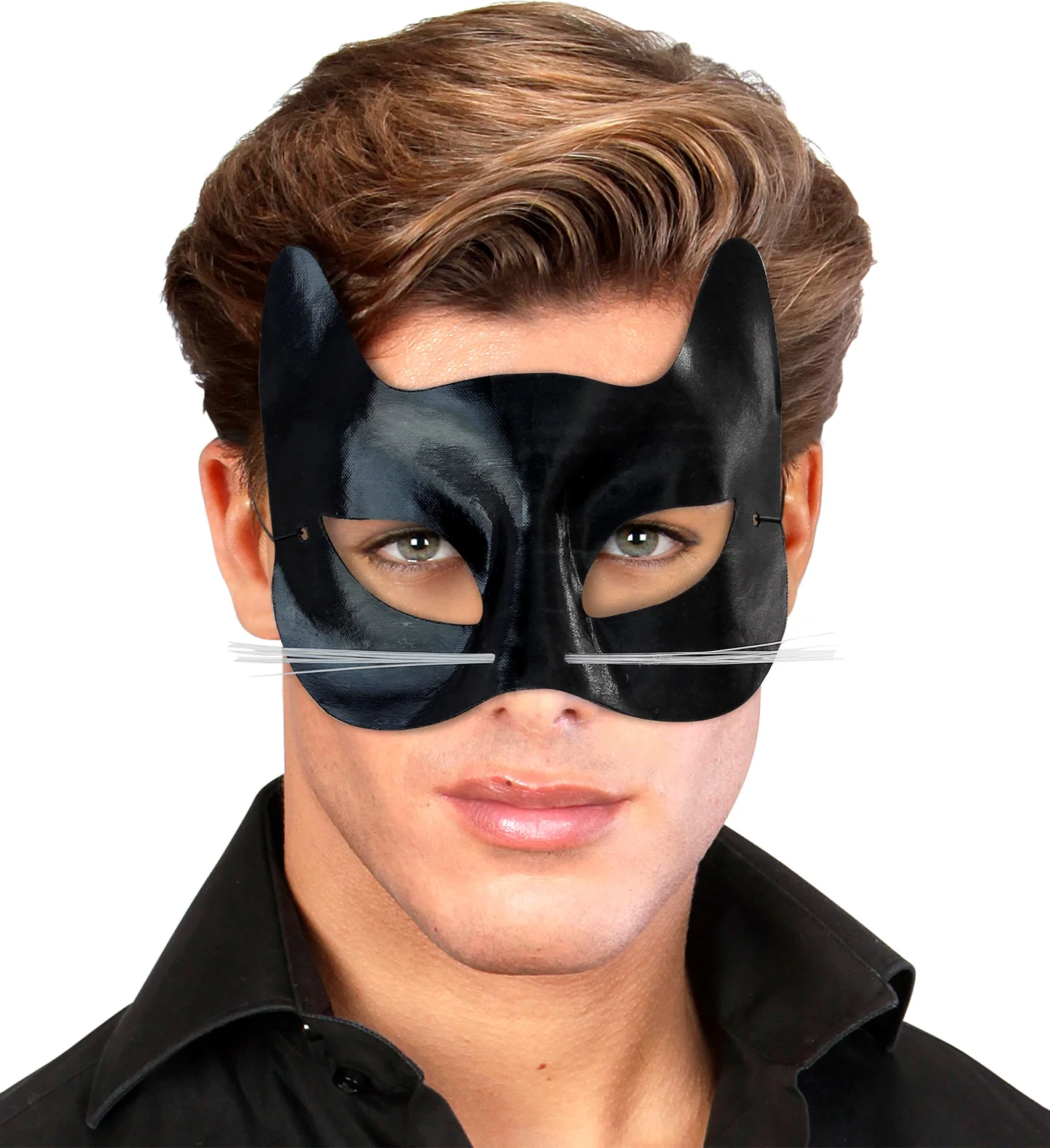 Zwart katten oogmasker - Image 3
