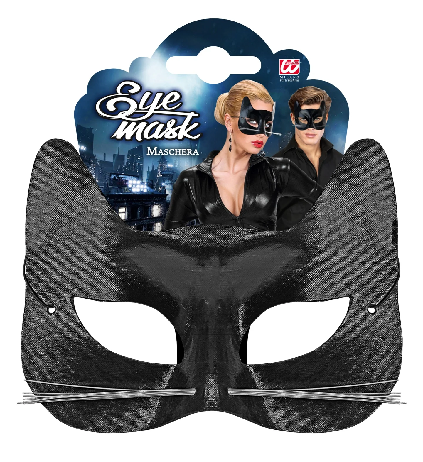 Zwart katten oogmasker - Image 5