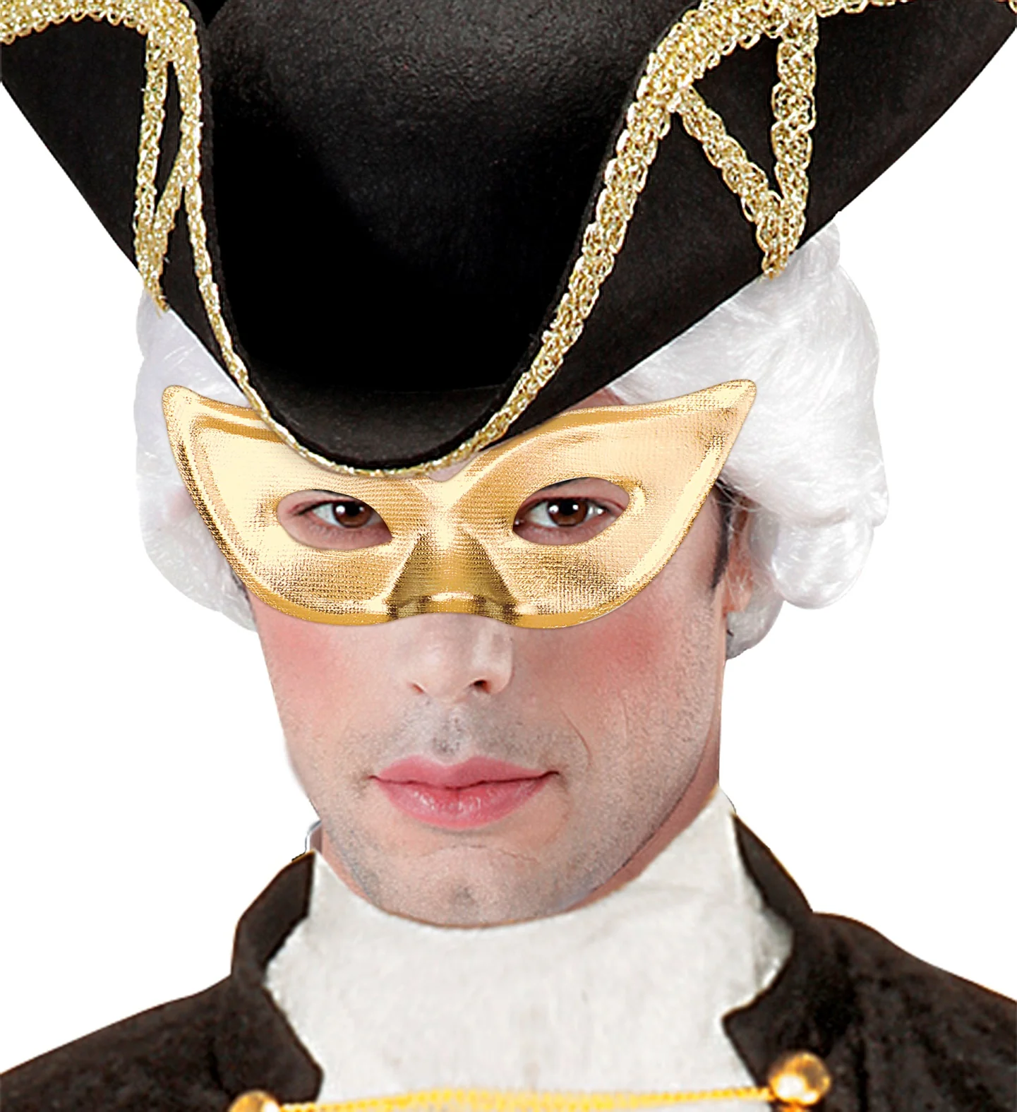 Goud oogmasker papillon - Image 2