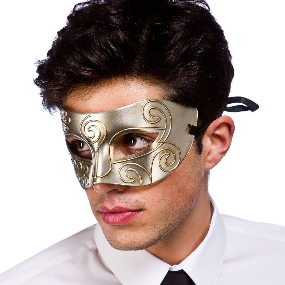 Oogmasker Rome in zilver