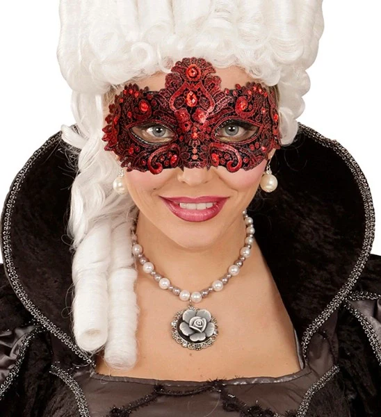 Oogmasker theater rood Lynn - Image 4