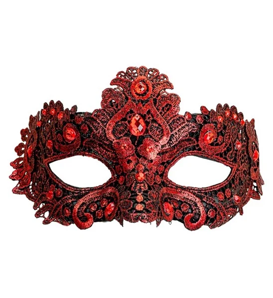 Oogmasker theater rood Lynn - Image 5