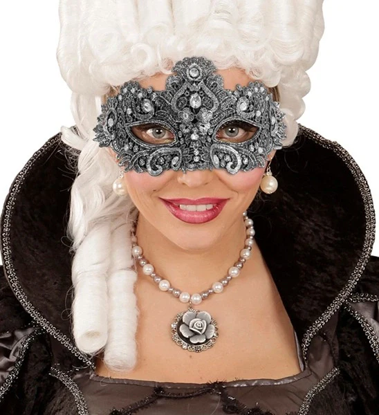 Oogmasker theater zilver Jesse - Image 4