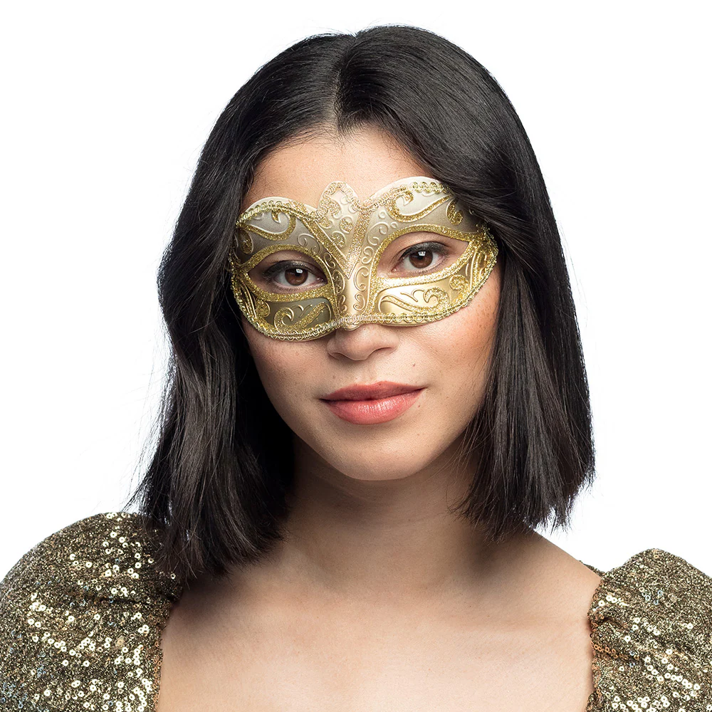 Oogmasker Venice felina goud - Image 2