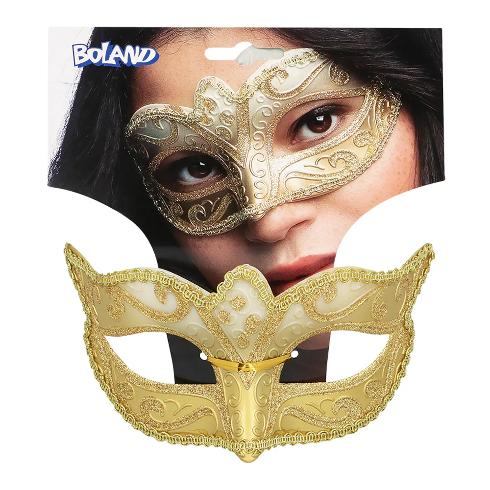 Oogmasker Venice felina goud - Image 3