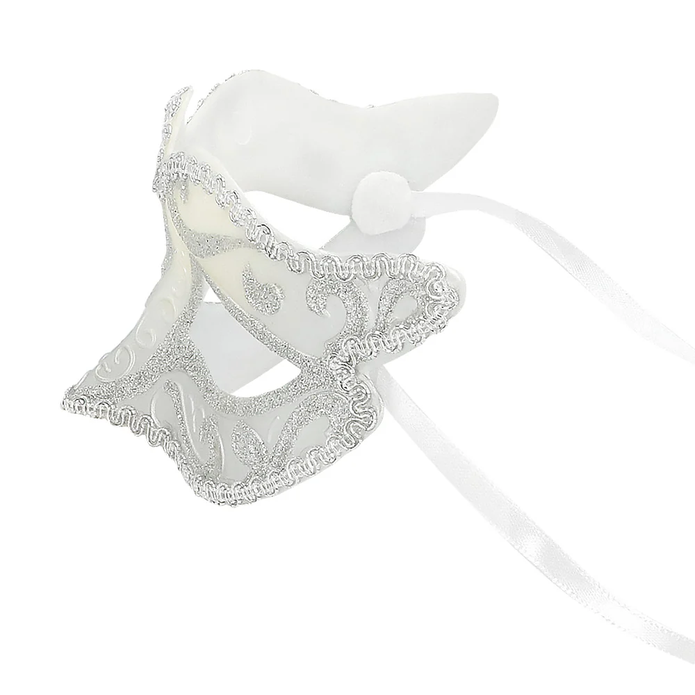 Oogmasker Venice felina zilver - Image 3
