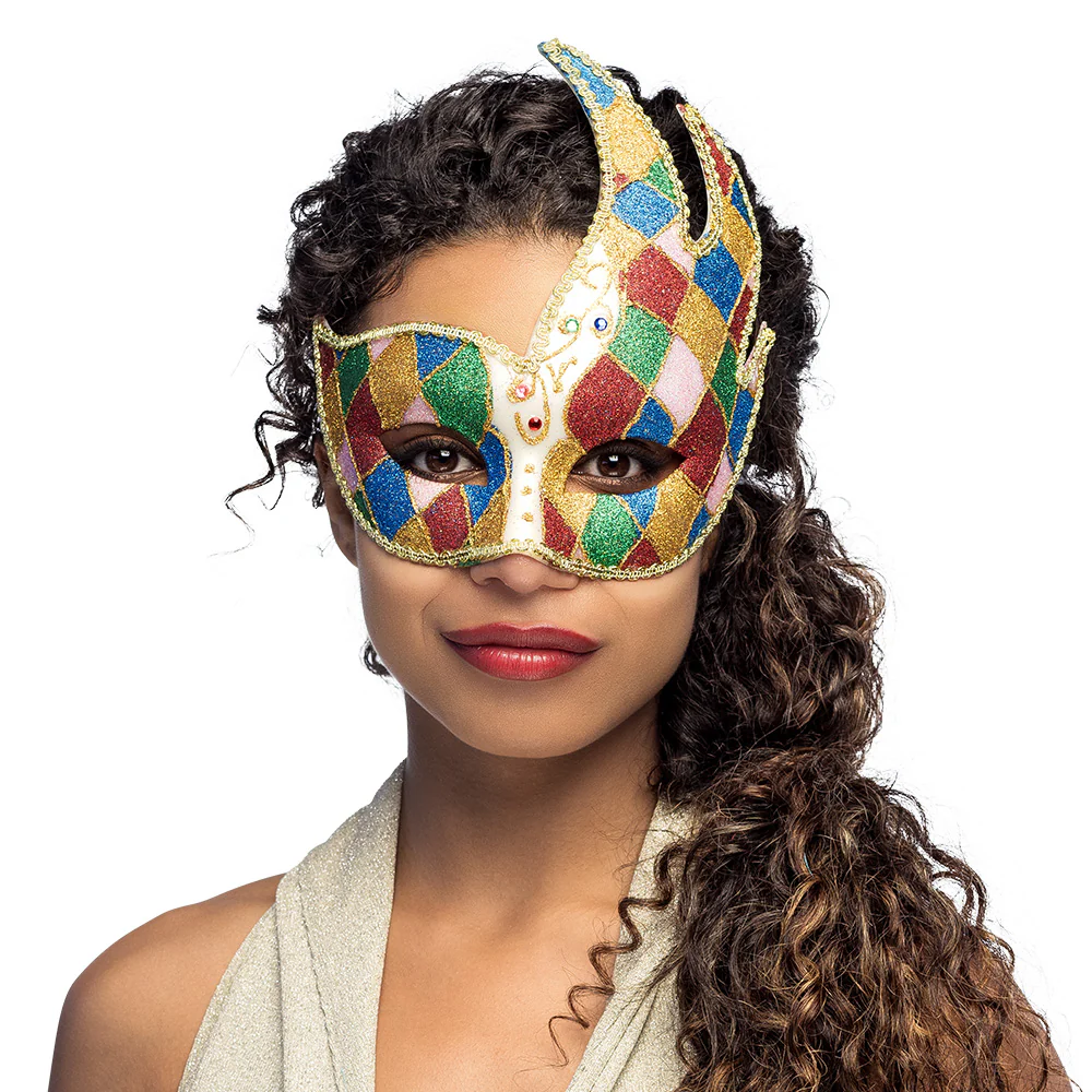 Oogmasker Venice jester - Image 2