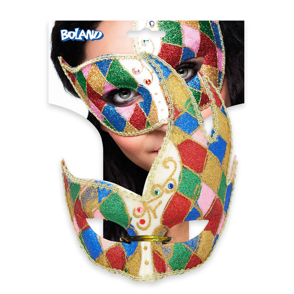 Oogmasker Venice jester - Image 6