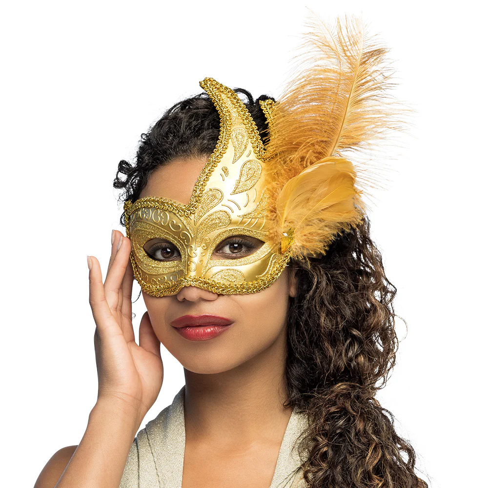 Oogmasker Venice prezioso goud - Image 2