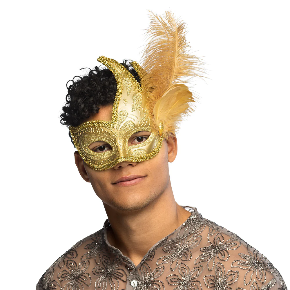 Oogmasker Venice prezioso goud - Image 3