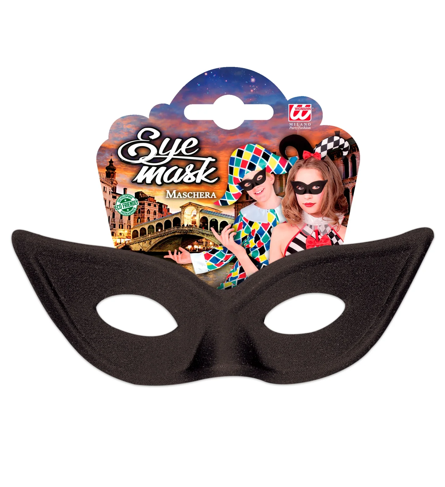 Oogmasker vlinder zwart kinderen - Image 4