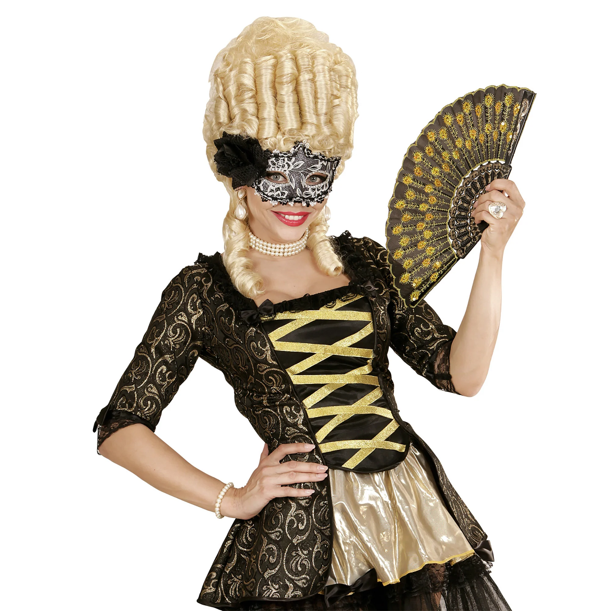Oogmaskers met bloem - Image 2