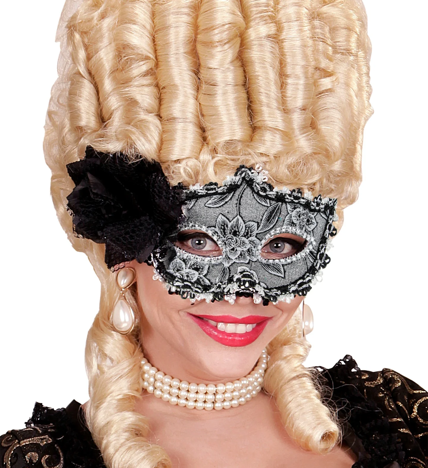 Oogmaskers met bloem - Image 3