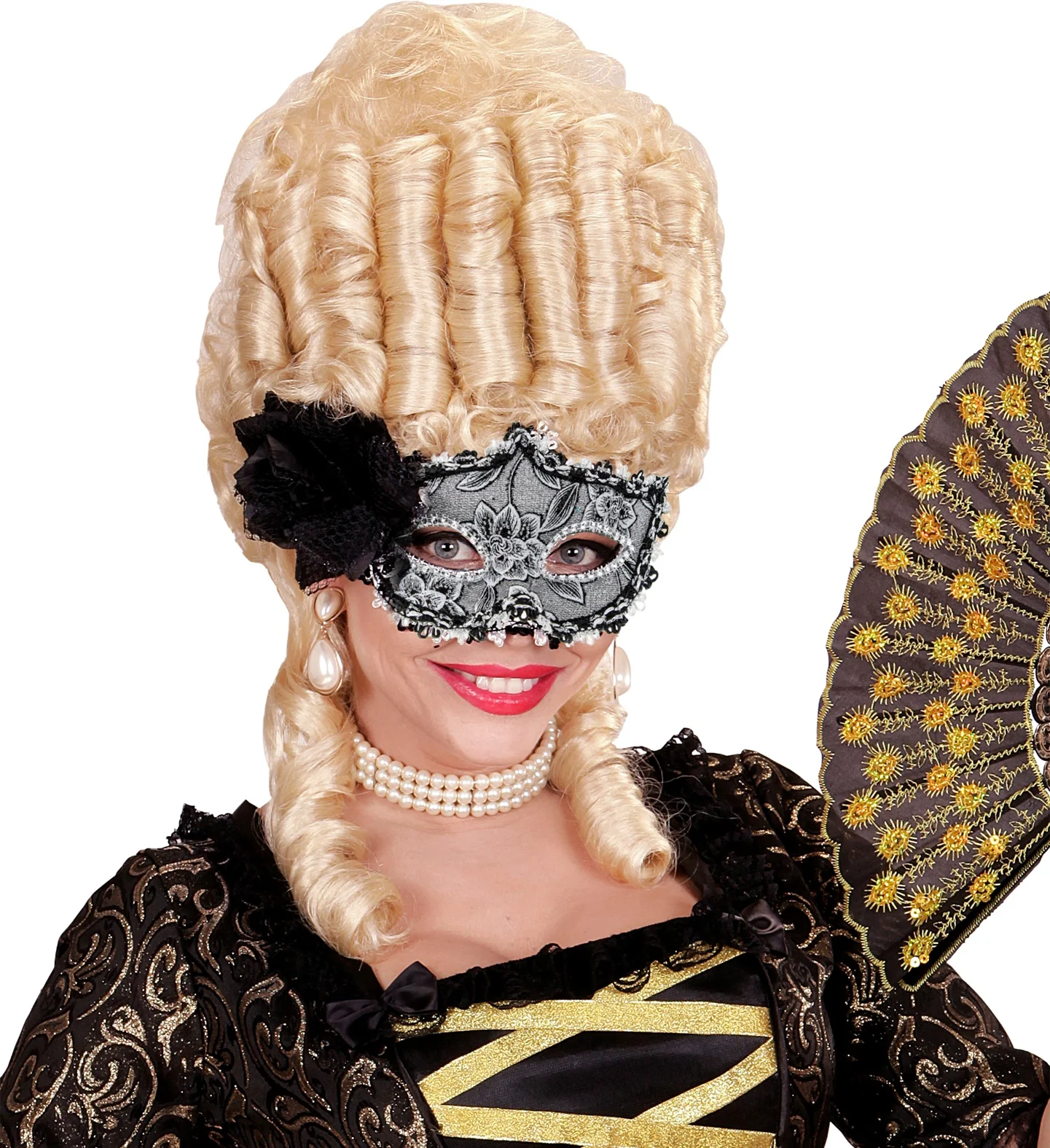 Oogmaskers met bloem - Image 5