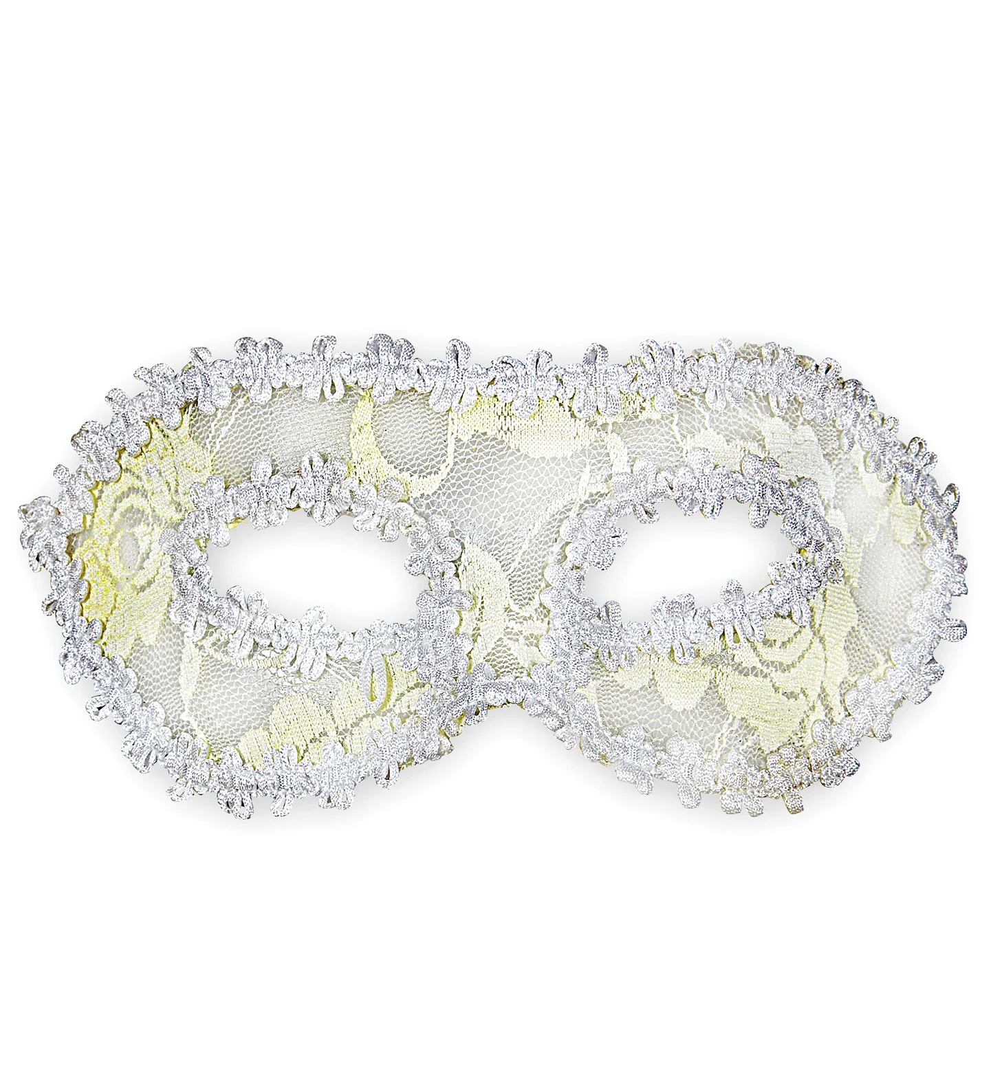 Oogmaskers met witte roos