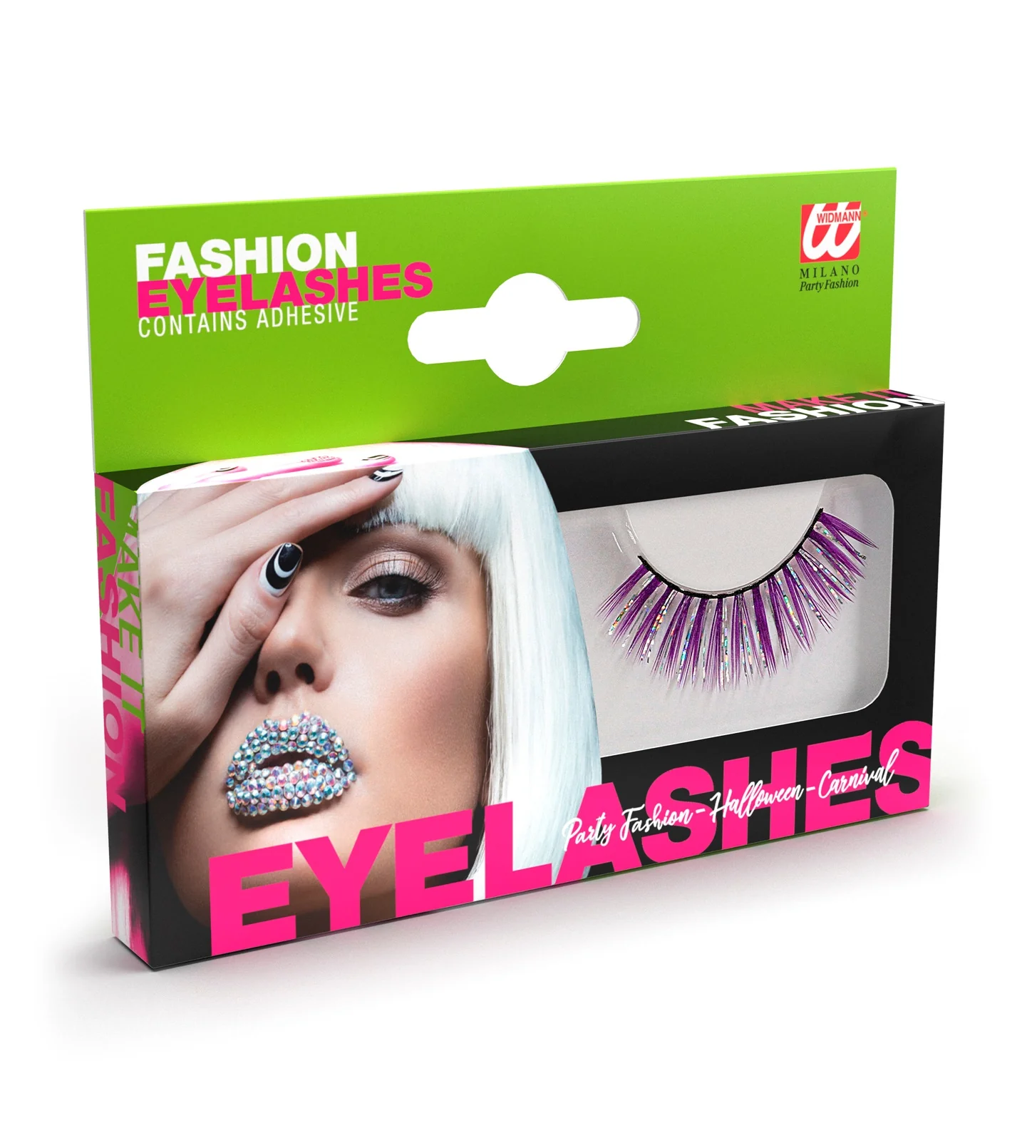 Oogwimpers Laser Fashion paars - Image 4