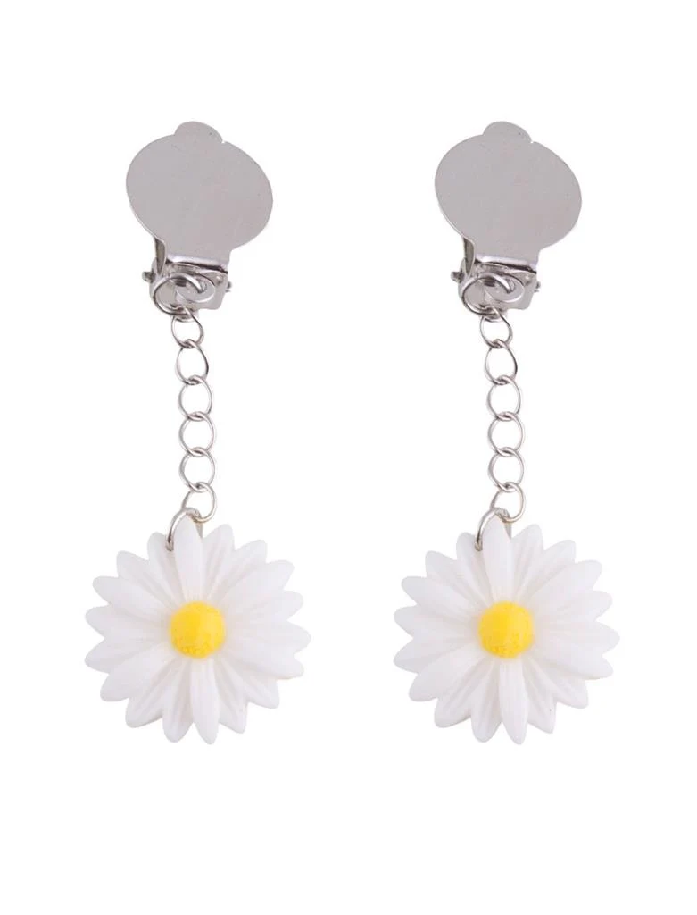Oorbellen hippie madeliefjes
