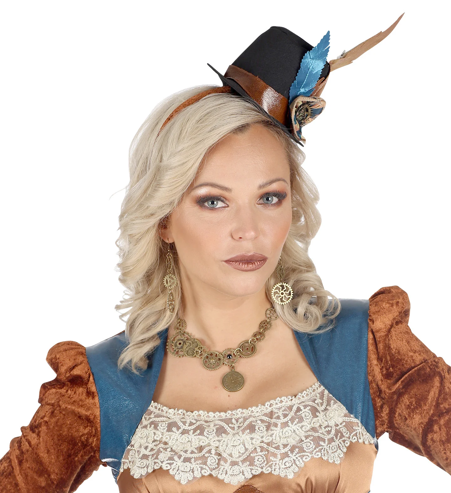 Steampunk oorbellen tandwielen - Image 4