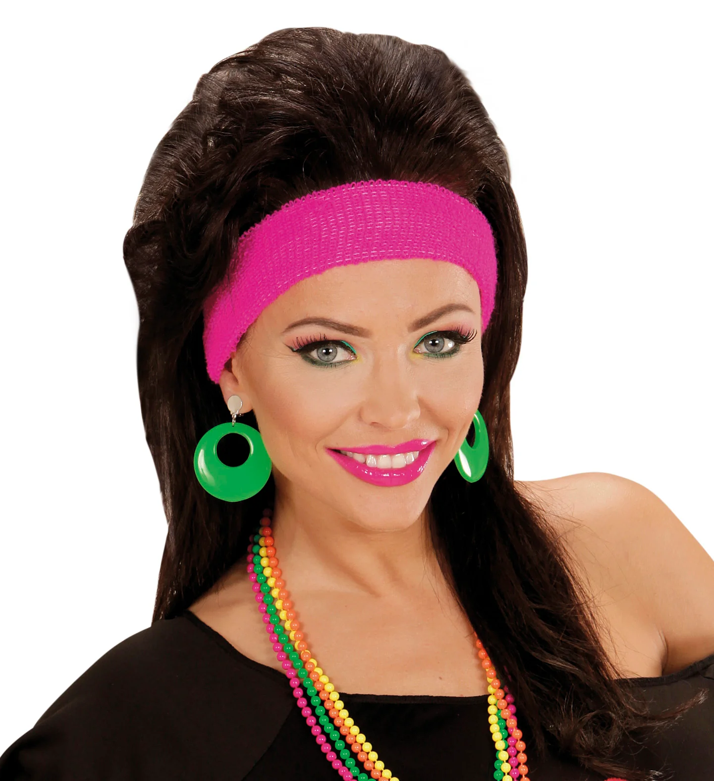 Groene oorbellen neon disco - Image 4